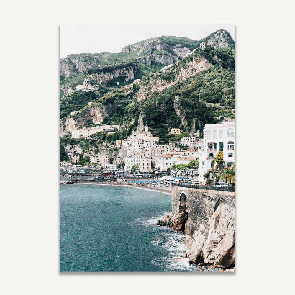 Enchanting Positano, Italy - Oblongshop offers a variety of wall art options, including posters and prints of stunning travel photography.