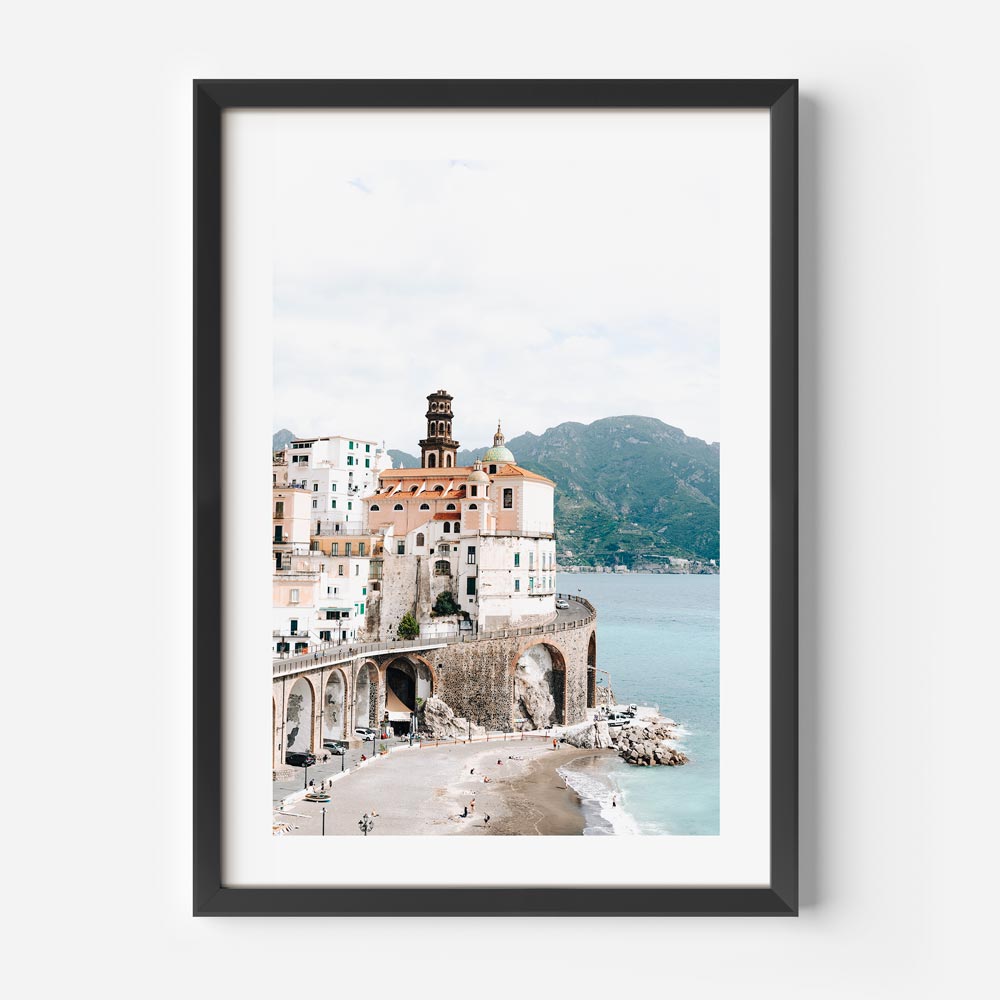 Atrani, Amalfi Coast - Coastal village with charming streets, sea views, and majestic mountains.