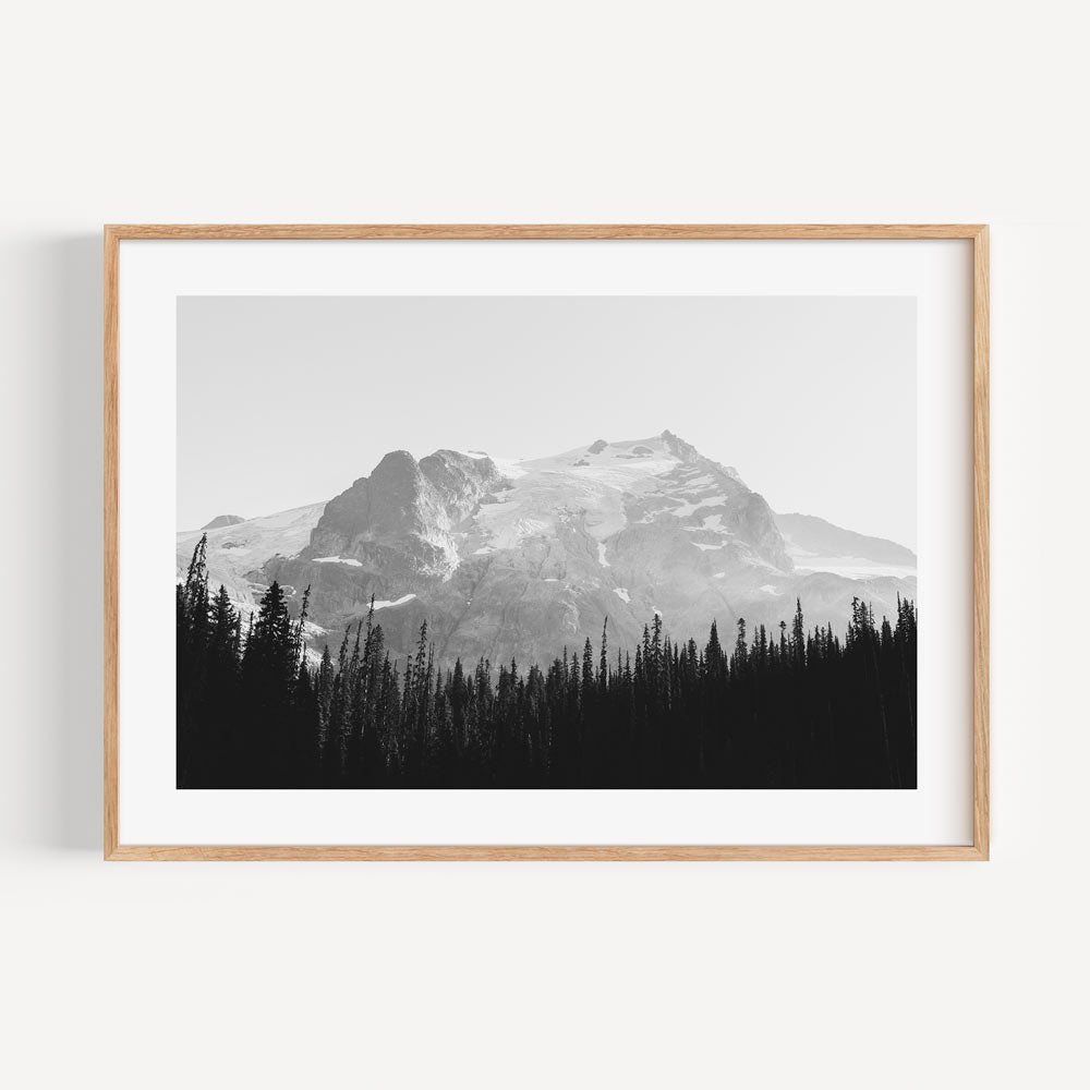 Glacier at Joffre Lakes, British Columbia: A captivating scene for wall art and home decor.