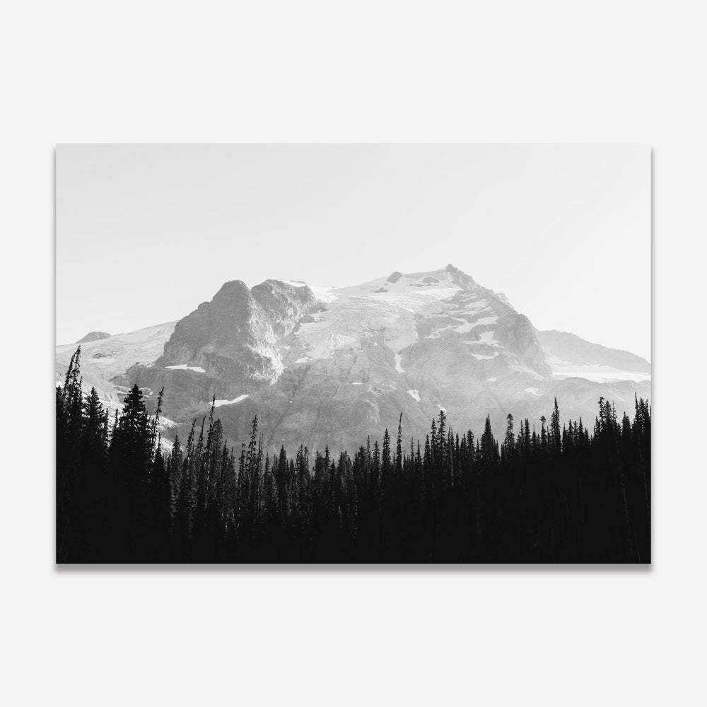 Fine Art Appeal: Glacier landscape at Joffre Lakes, BC, suitable for framed art and canvas prints.