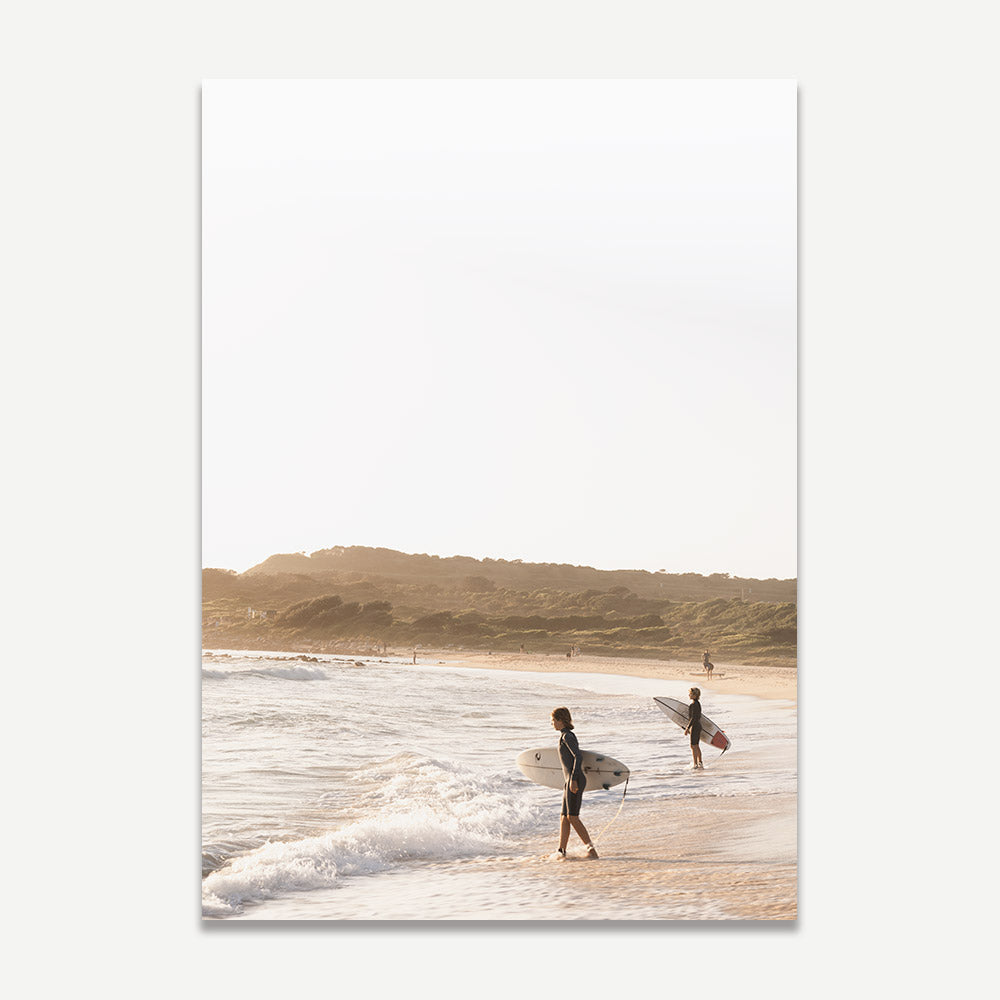 Young Surfers Art Print