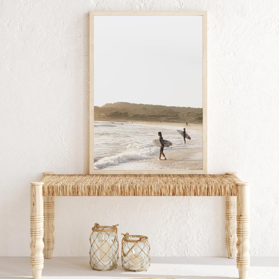 Young Surfers Art Print