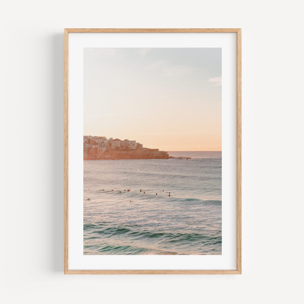 Transform your space with this cool art piece, featuring a stunning morning at Bondi Beach
