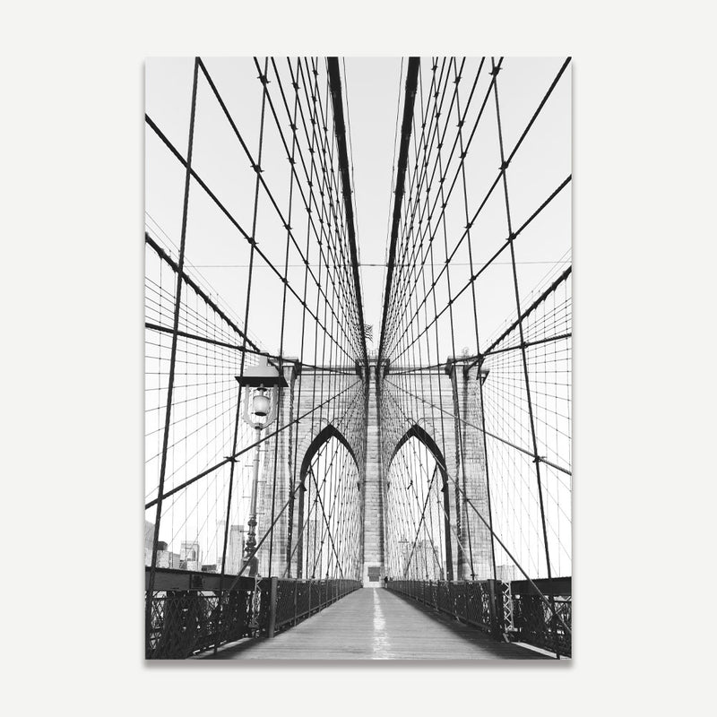 Set of 2 - Brooklyn Bridge BW & Dumbo BW