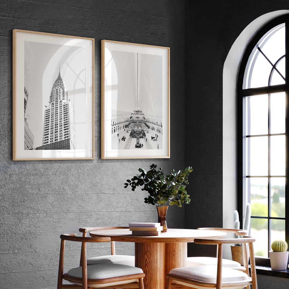 BW Chrysler Bldg NYC Art Print