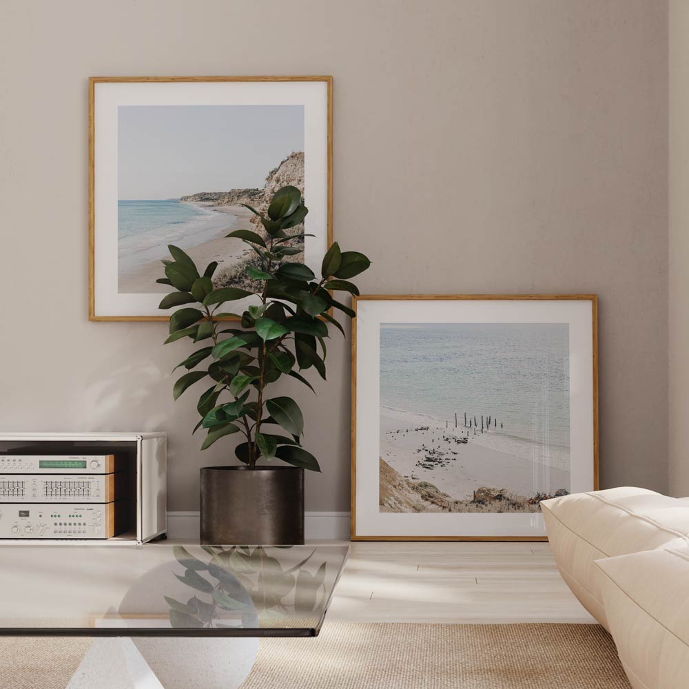 Old Pier Port Willunga SQ Art Print
