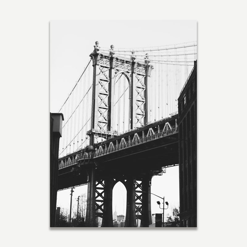 Set of 2 - Brooklyn Bridge BW & Dumbo BW