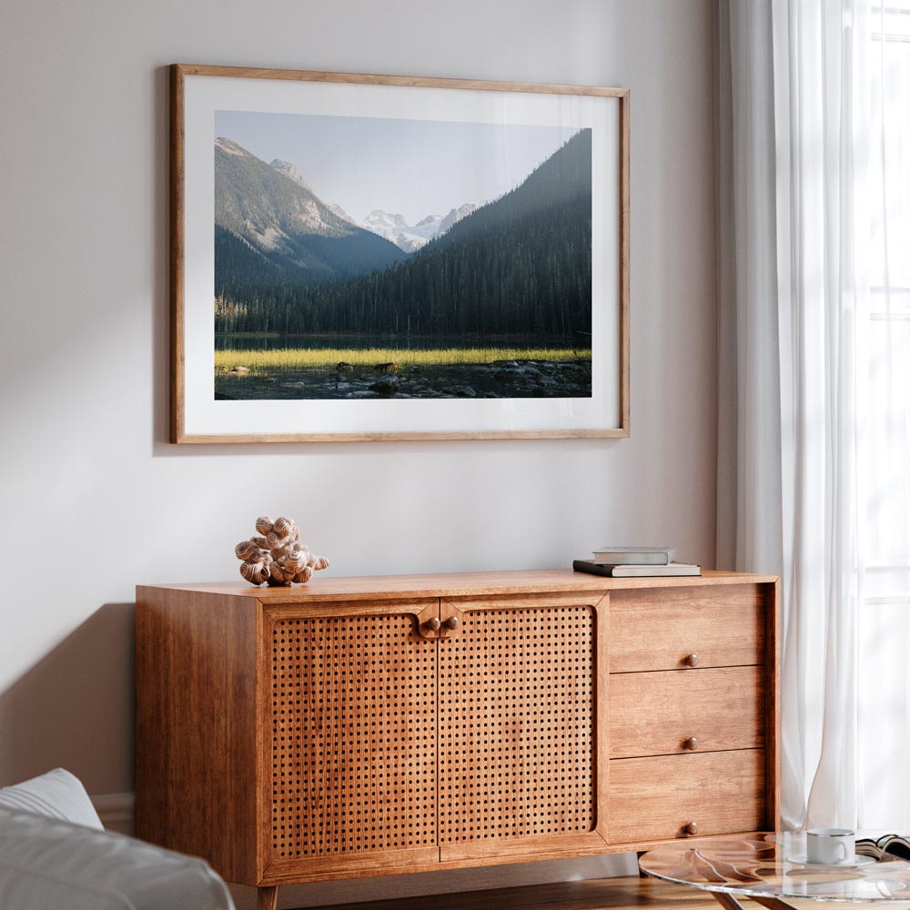 Joffre Peak Landscape Art Print