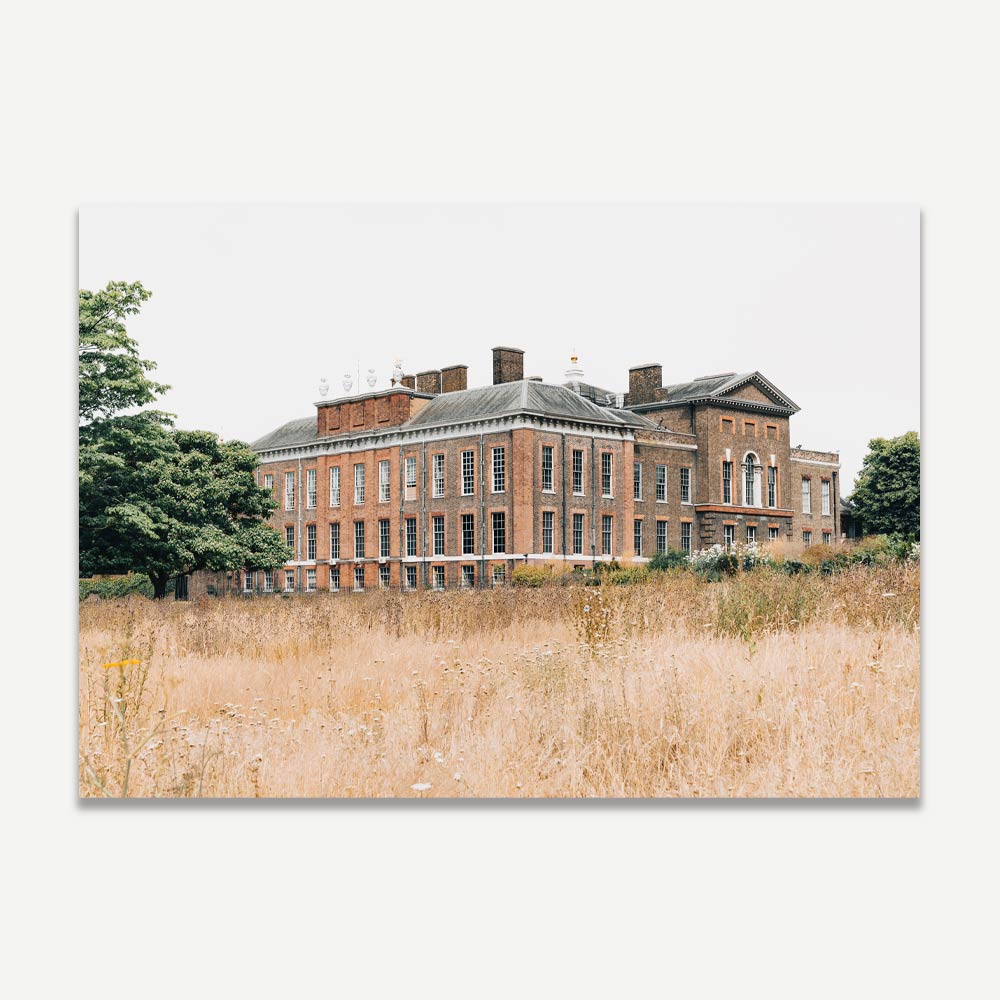 Regal Wall Art: Canvas framed photo of Kensington Palace, bringing royal sophistication to your home decor with modern art.