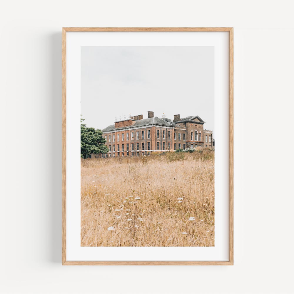 Kensington Gardens Canvas Artwork: Serene image of the palace in Kensington Gardens, enhancing your wall artwork and canvas prints collection.
