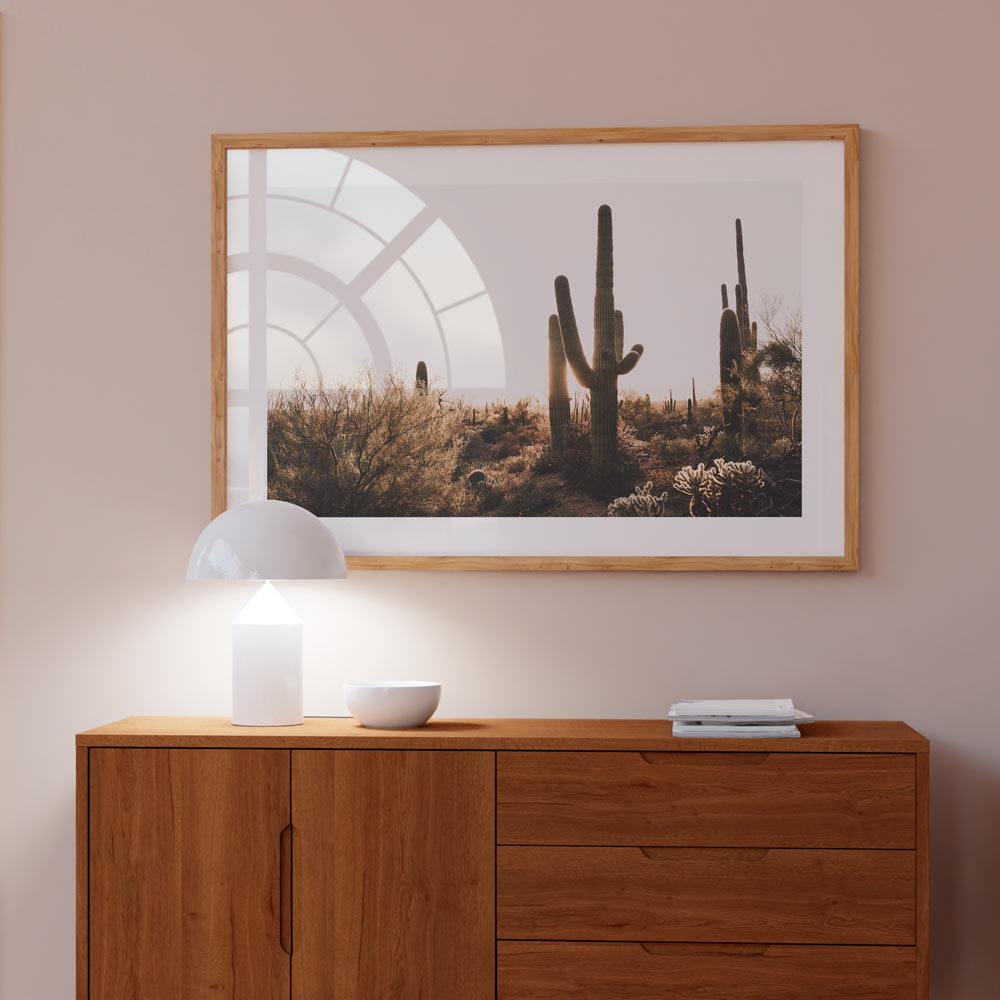 Tucson Sunset Spines Art Print