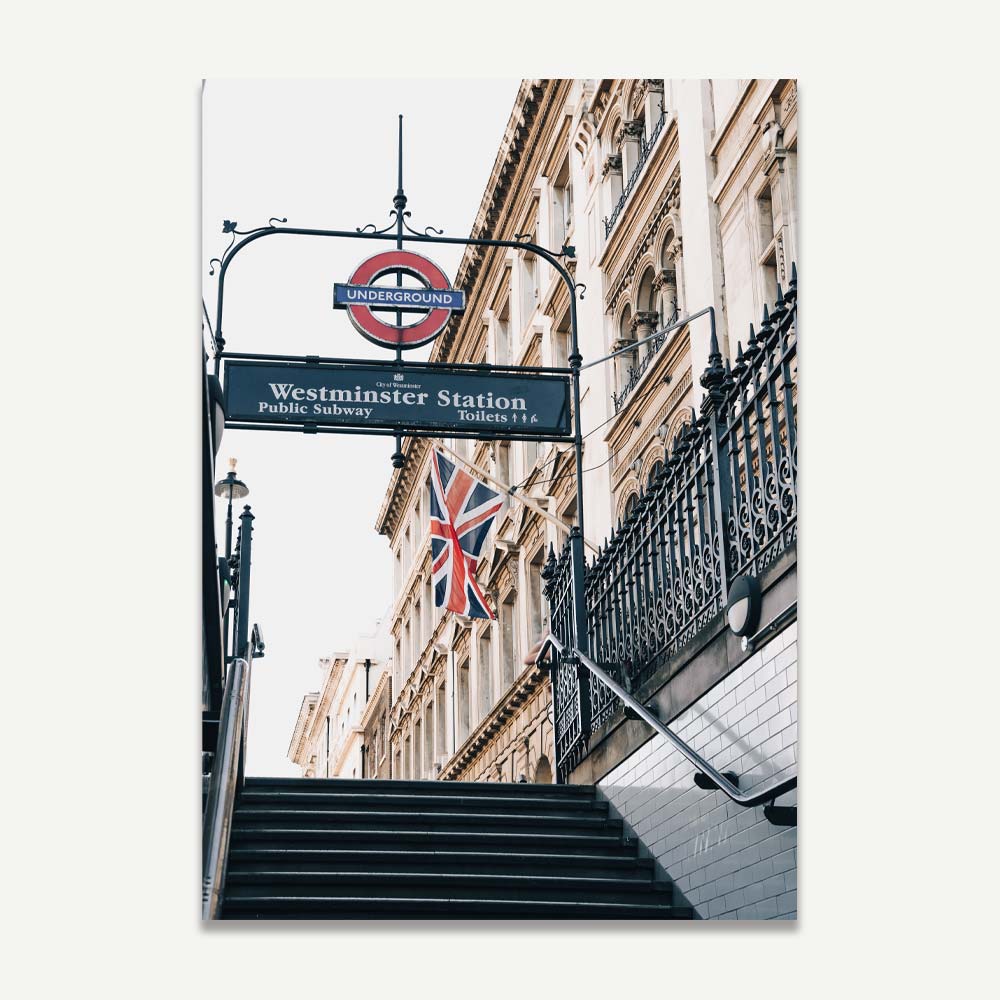 Tube Station Art Print
