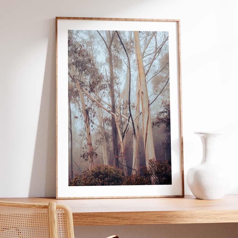 Misty Forest Art Print