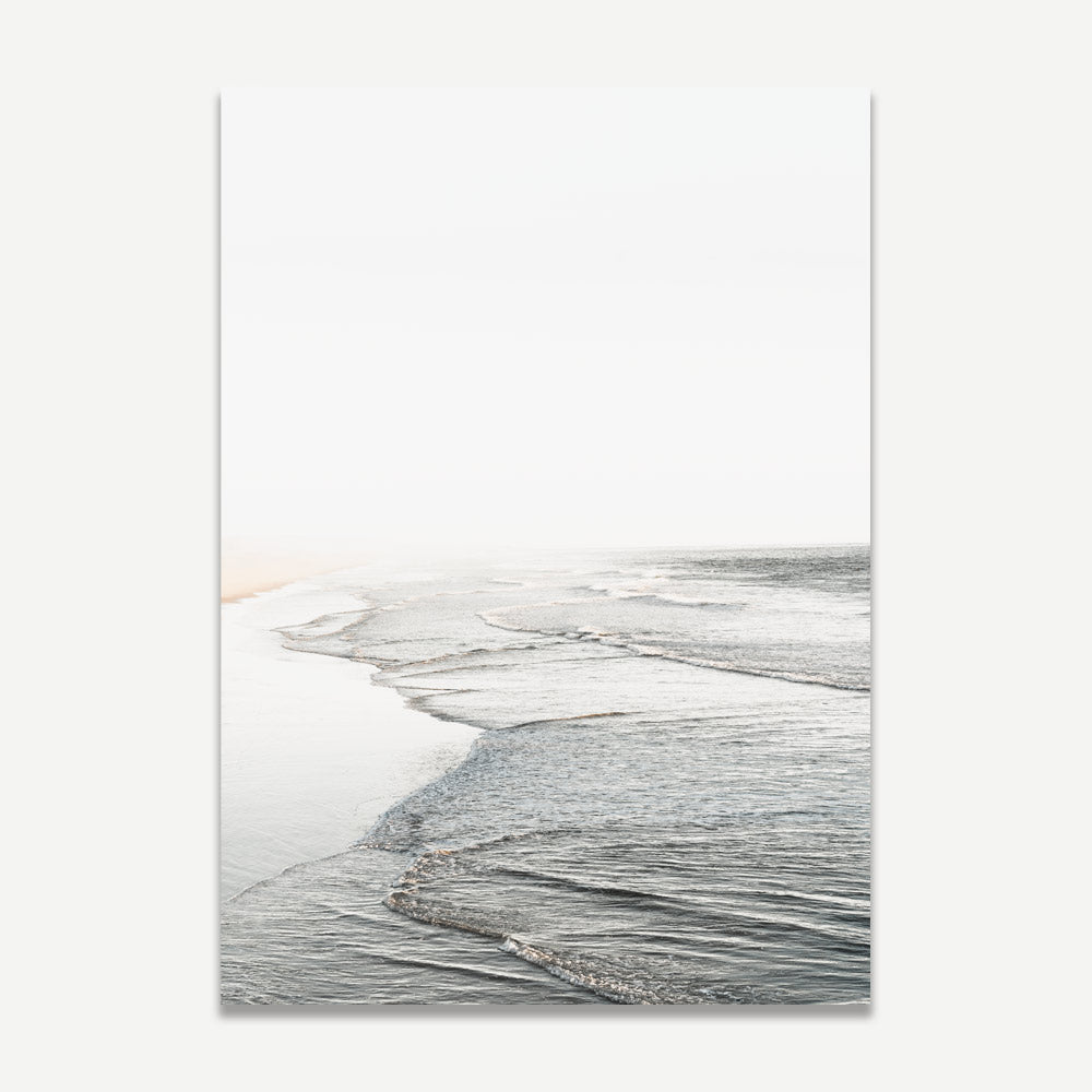 Enhance your living room with this stunning wall art of ocean waves from Huntington Beach, California.