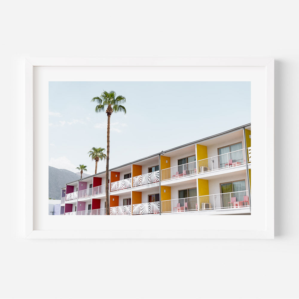 PS Saguaro Hotel Art Print