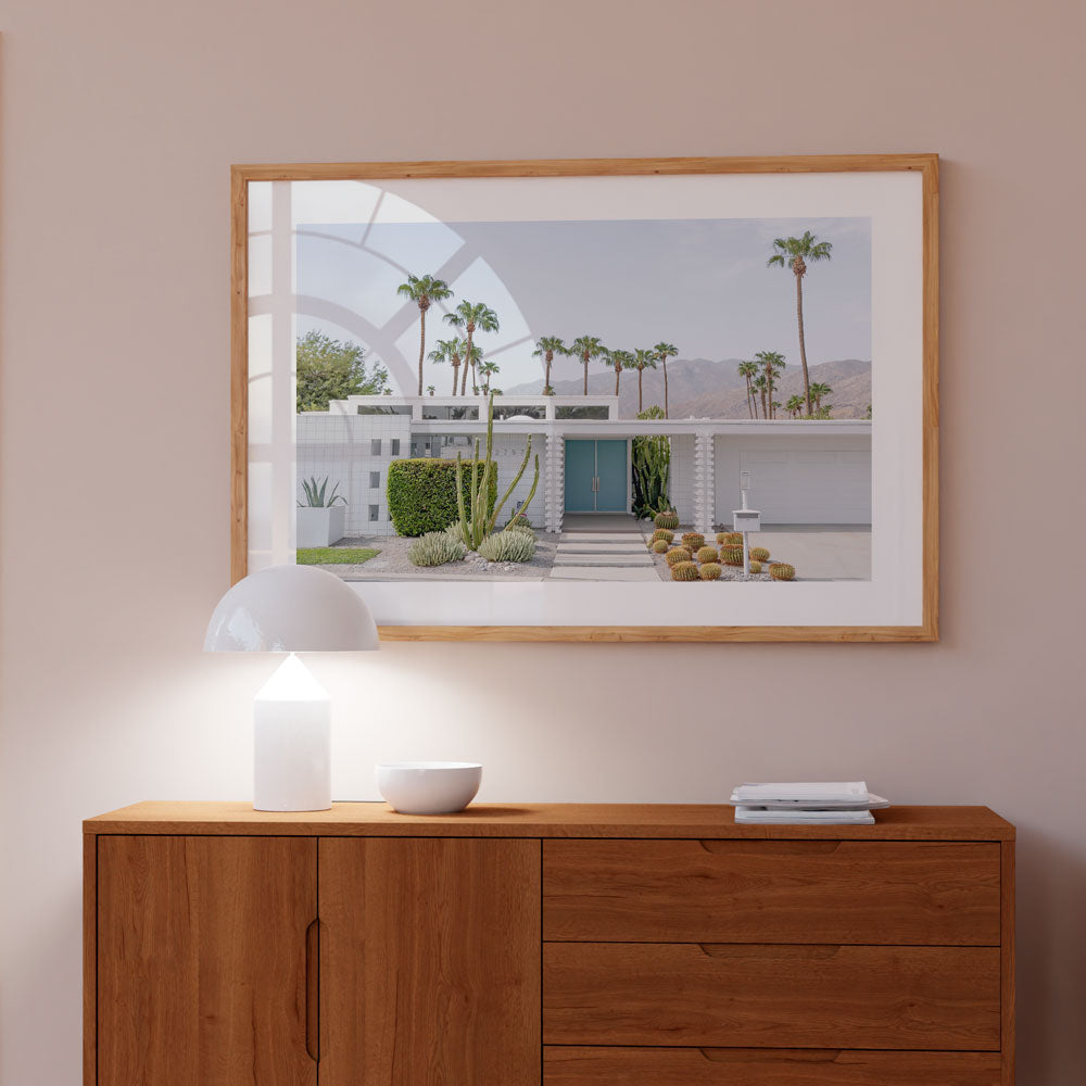 Blue Door III Palm Springs Art Print