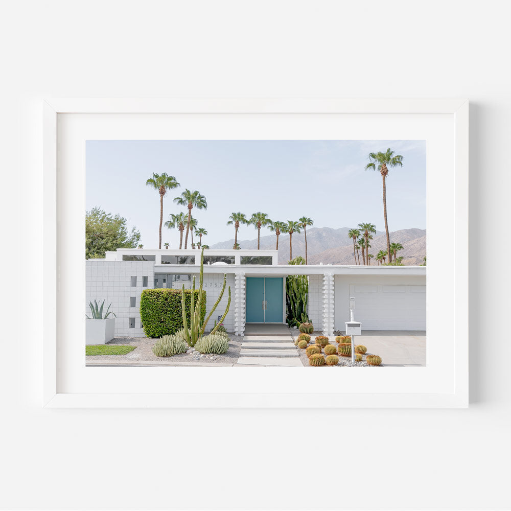 Blue Door III Palm Springs Art Print