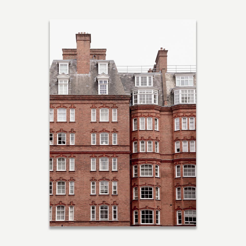 Kensington Terraces I Art Print