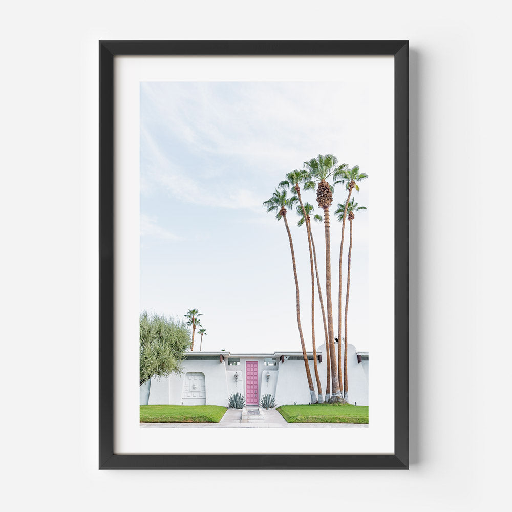 That Pink Door Summer Palm Springs Art Print