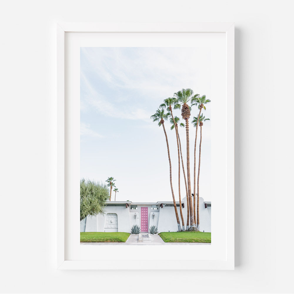 That Pink Door Summer Palm Springs Art Print