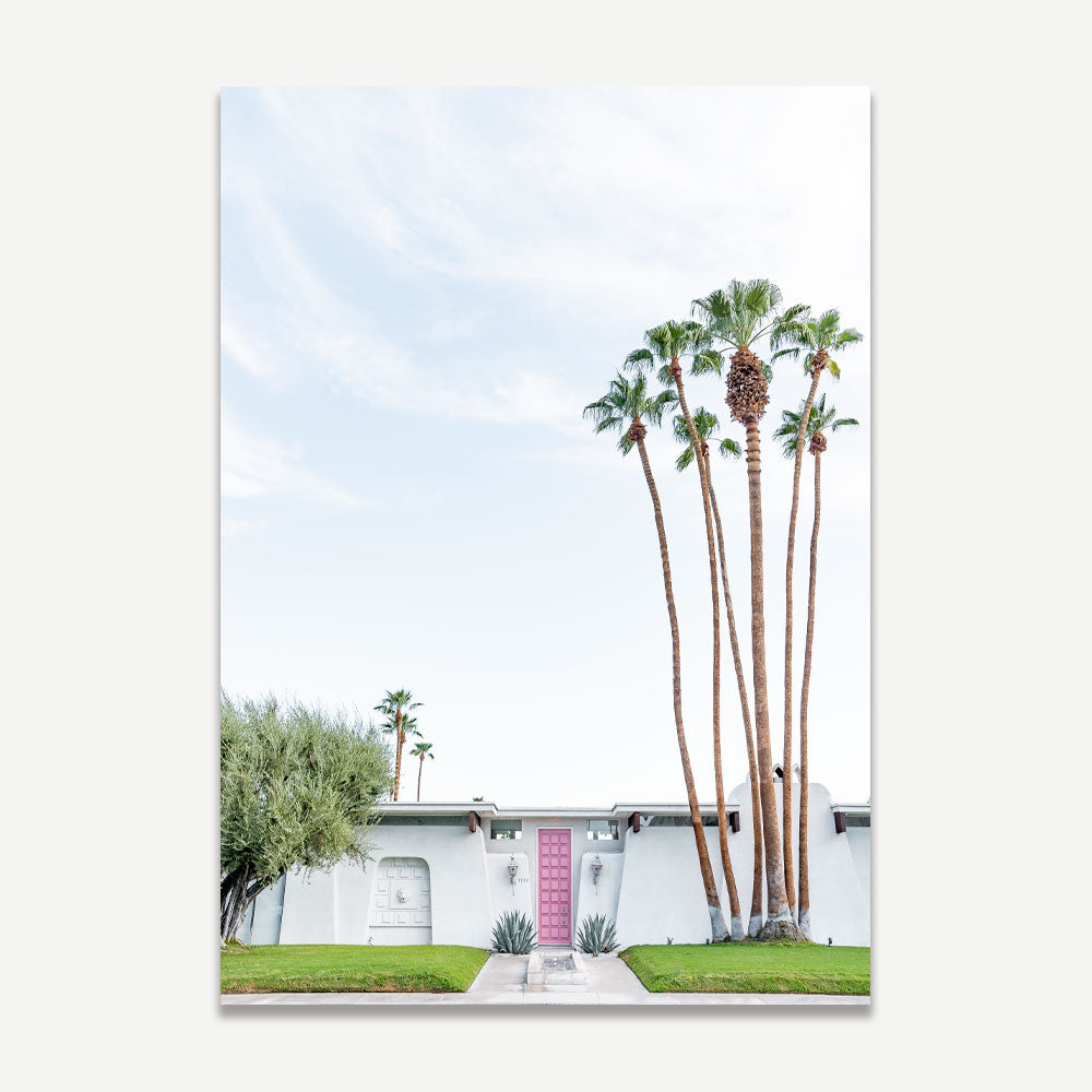 That Pink Door Summer Palm Springs Art Print