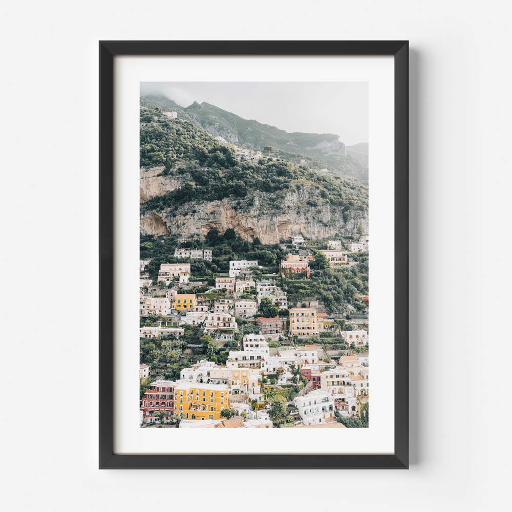 Immerse yourself in the charm of Positano, Italy, on the Amalfi Coast. Oblongshop presents wall art, including fine art prints and modern wall decor.