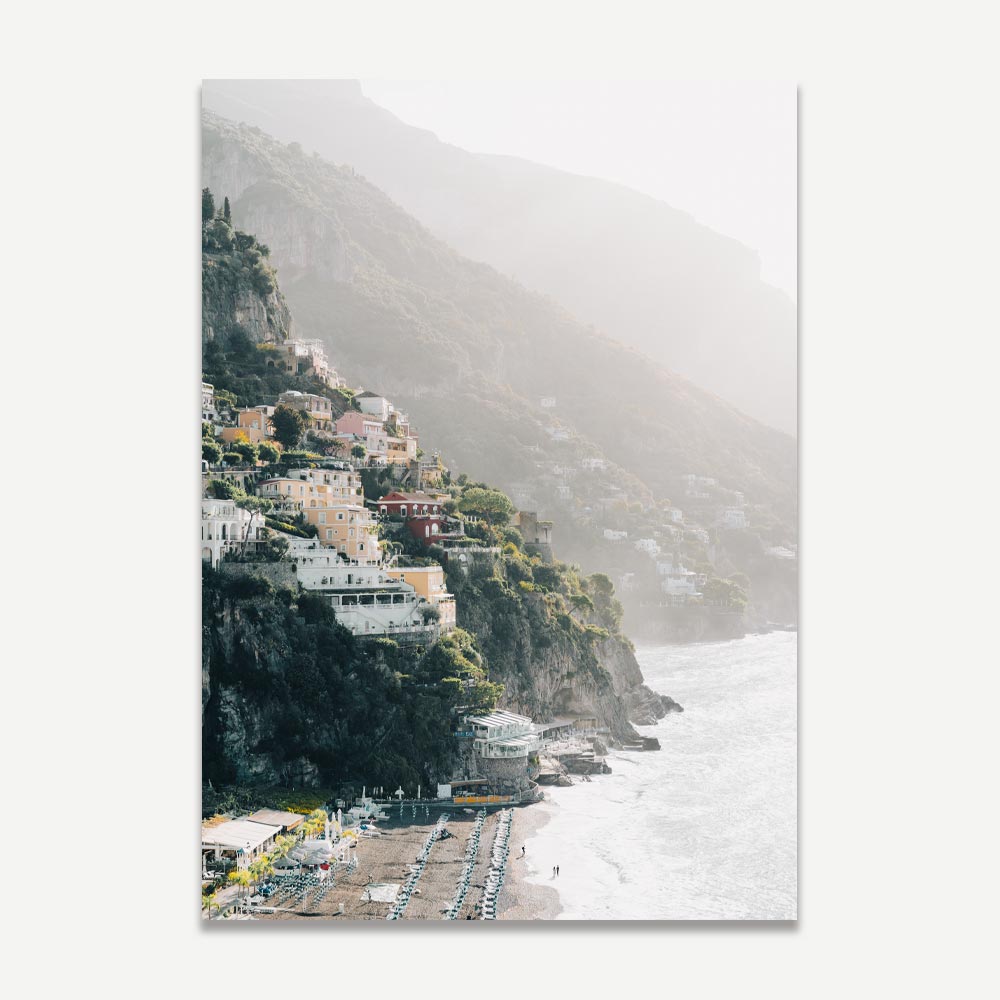Elevate your wall decor with our collection of cool art inspired by Positano Spiaggia, Amalfi Coast, Italy.