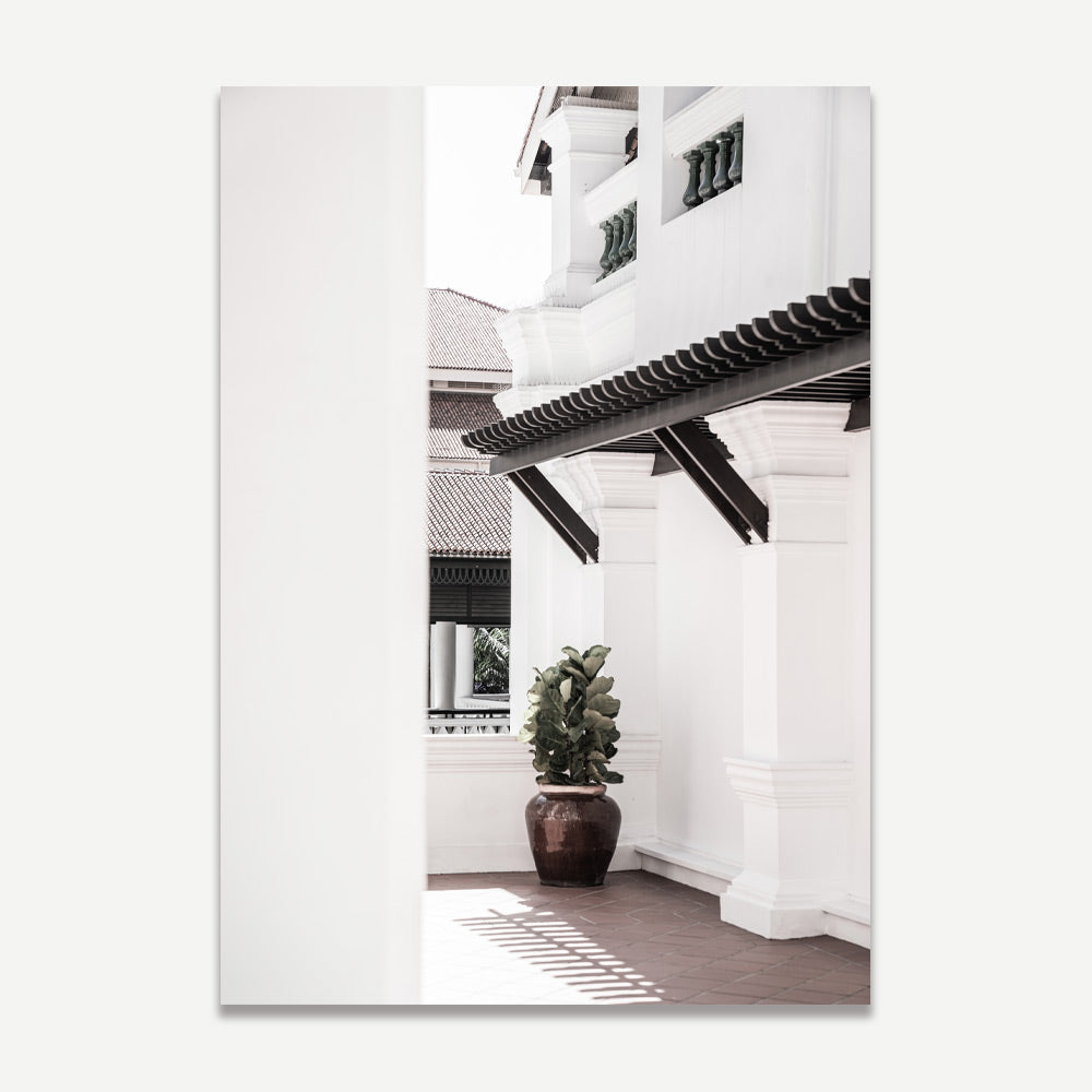 Set of 2 Art Prints - Raffles Hotel I & II