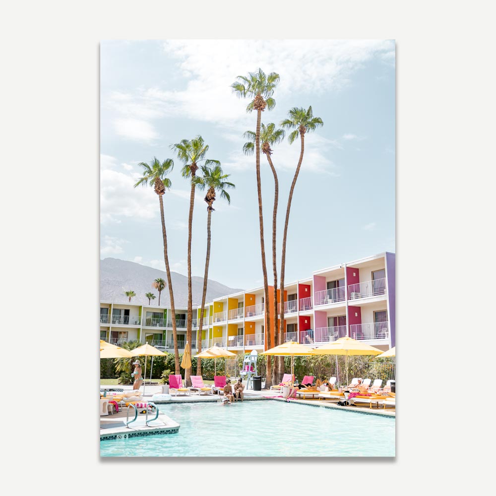 Summer Vibe with the view of Swimming Pool at Saguaro Hotel Palm Springs