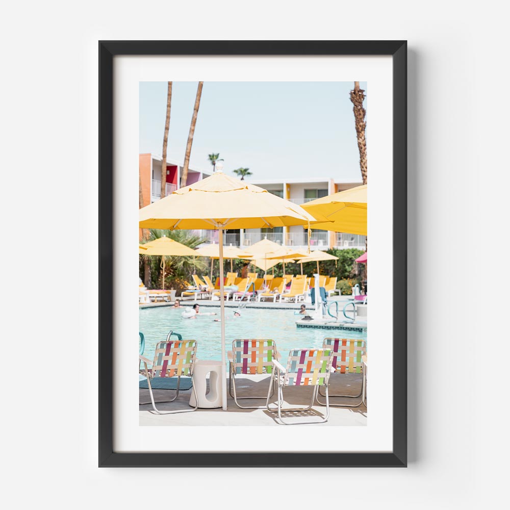 Saguaro Hotel Poolside Art Print
