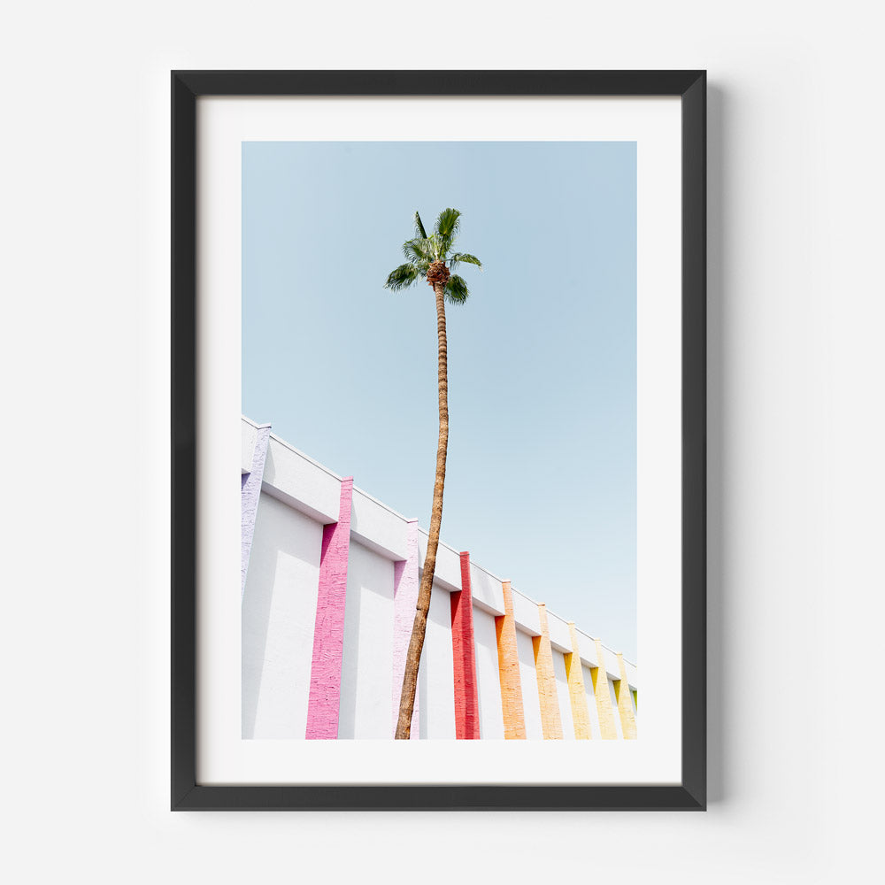 Saguaro Hotel Palm Art Print
