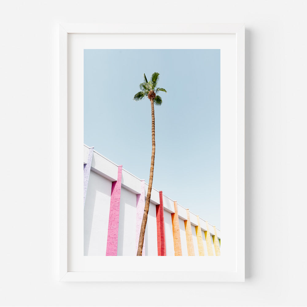 Saguaro Hotel Palm Art Print