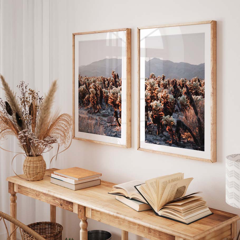 Set of 2 Art Prints - Cholla I & II
