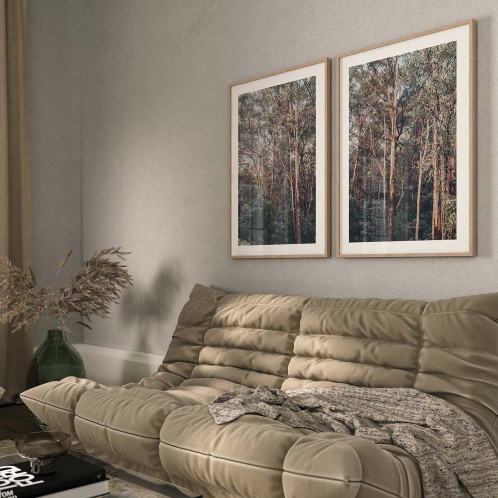 Set of 2 Art Prints - KV Bushland I & II