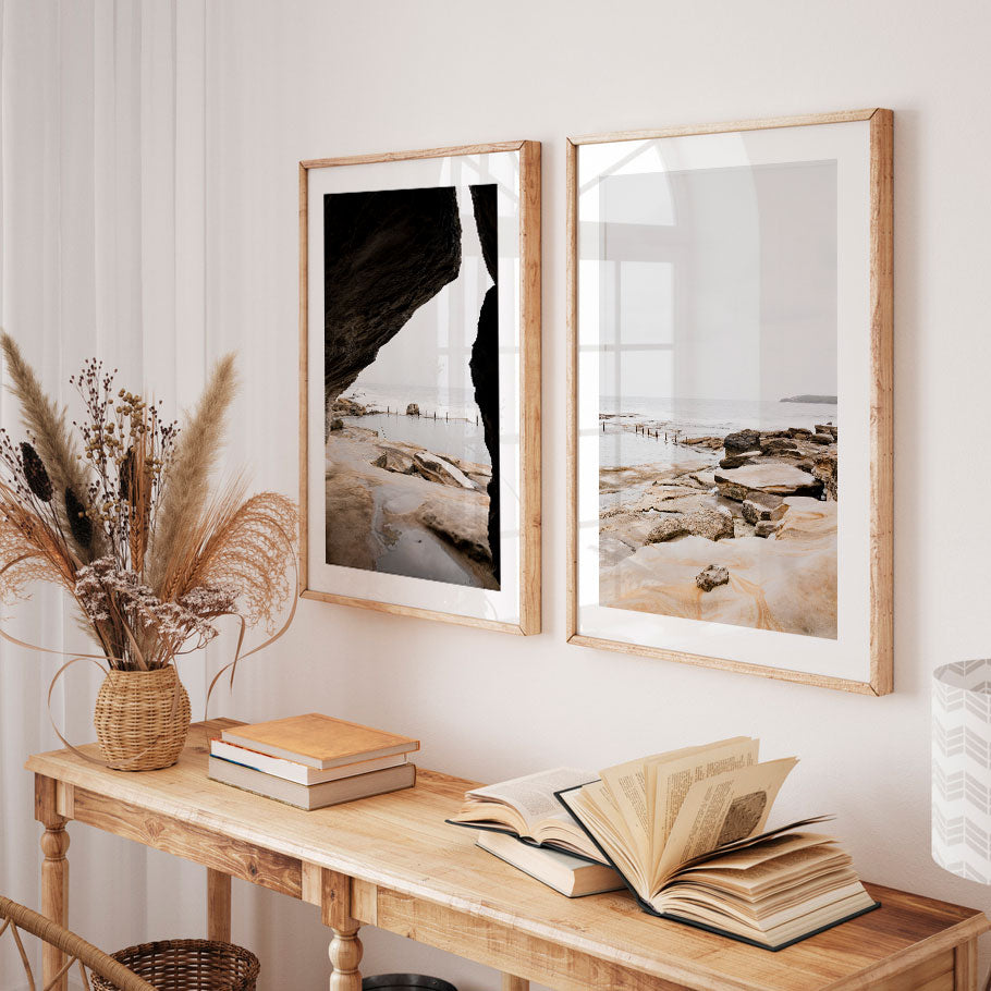 Set of 2 Art Prints - Mahon Pool I & II