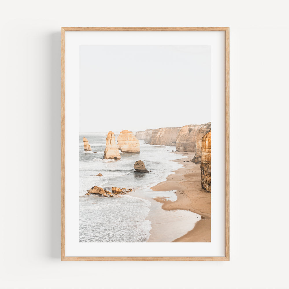 Twelve apostles on the Great Ocean Road, exquisite art print for your home or office from Oblongshop.