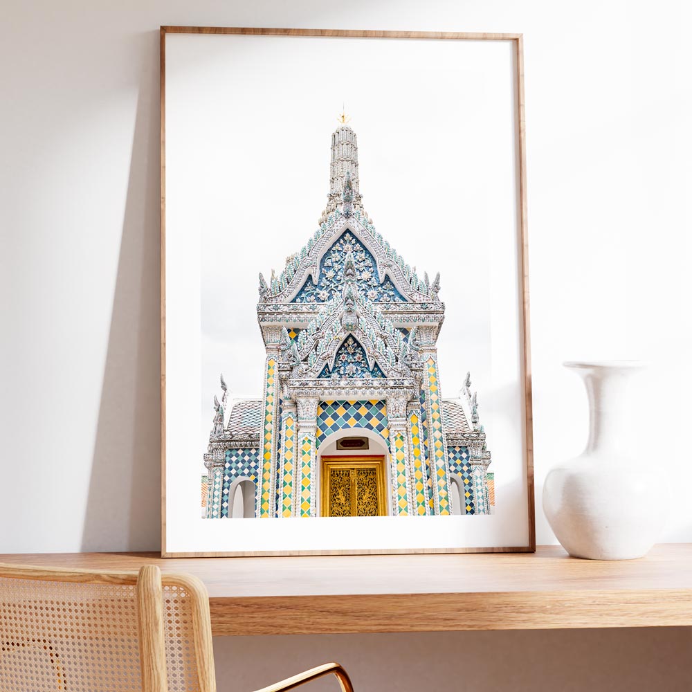 Temple Palace Thailand Art Print