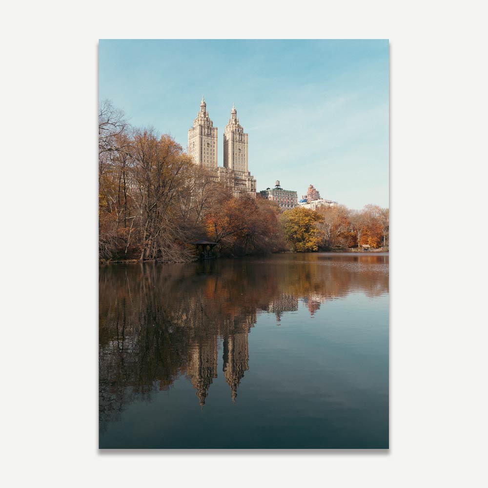 The Lake Central Park Art Print