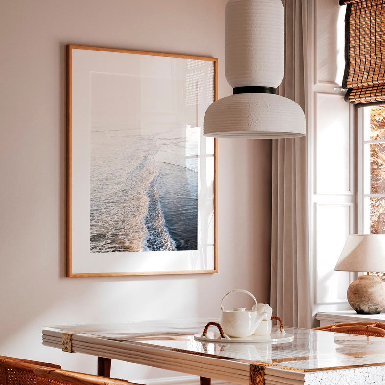 Enhance your living space with this modern art piece showcasing Huntington Beach in California, ideal for fine arts lovers.