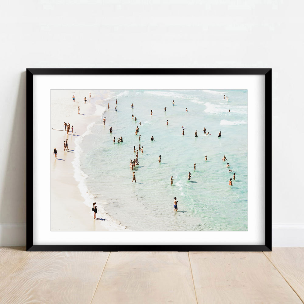 Ocean swimmers, Bondi Beach Australia prints shop
