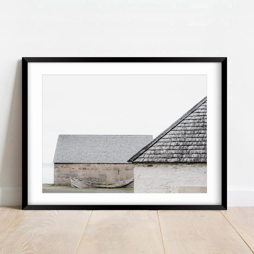 Framed art of old architecture on Norfolk Island - Canvas prints